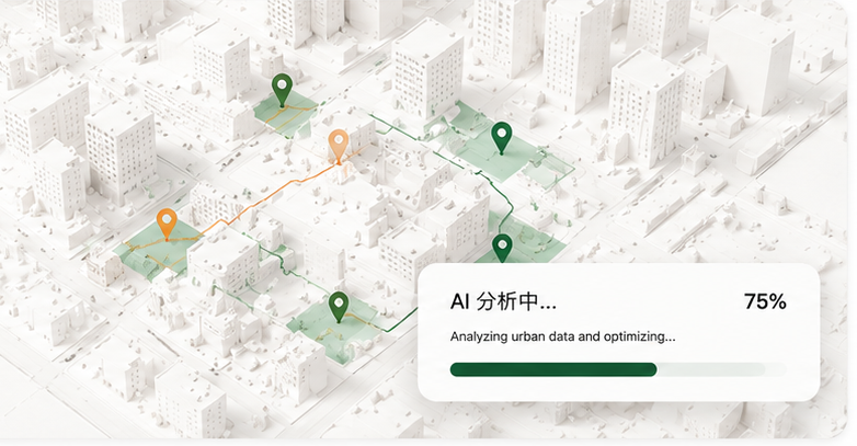 Pointi Metrics site analysis map